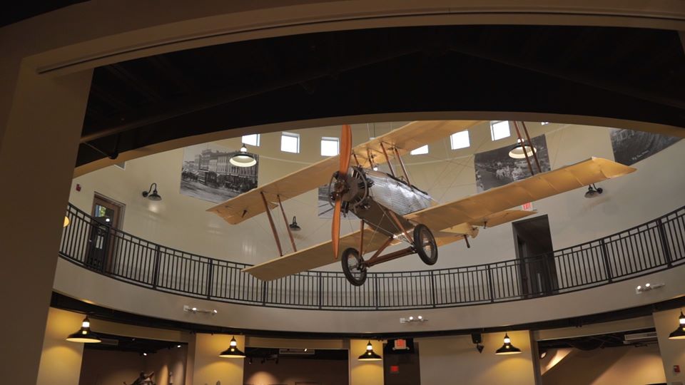 Plane in Logan County history center